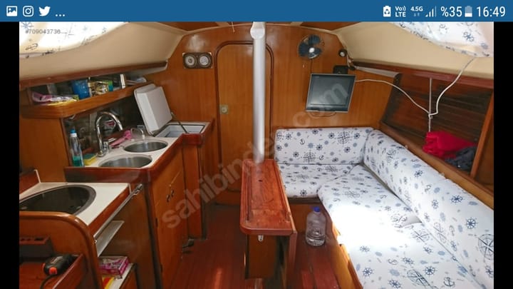 Kemer 9.6 m Für Charter Segelboot — #10086 - 13