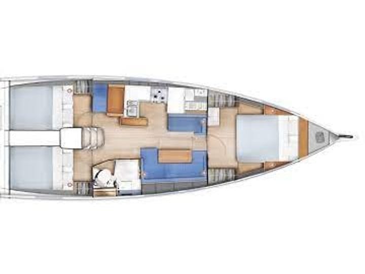  Velero Jeanneau Sun Odyssey 410 (2022) para Charter - Marmaris | #10520 - 42