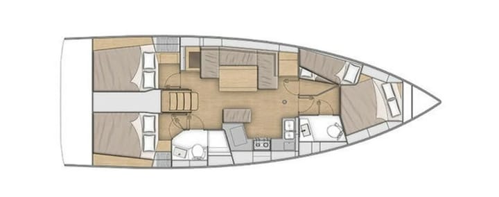 Gocek 12.87 m For Charter Voilier - #10524 - 14