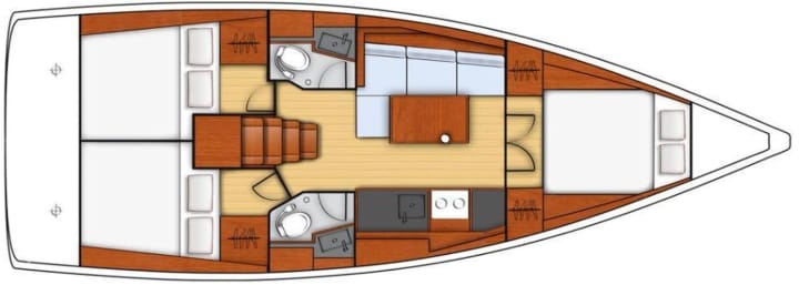 Fethiye 11.8 m Para Charter Velero - #10894 - 13