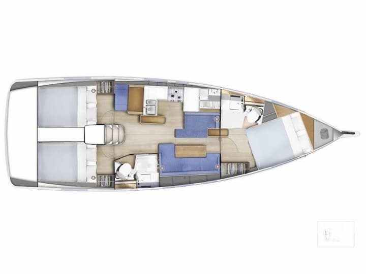 Voilier Jeanneau Sun Odyssey 410 (2022) pour Charter - Volos | #11111 - 13
