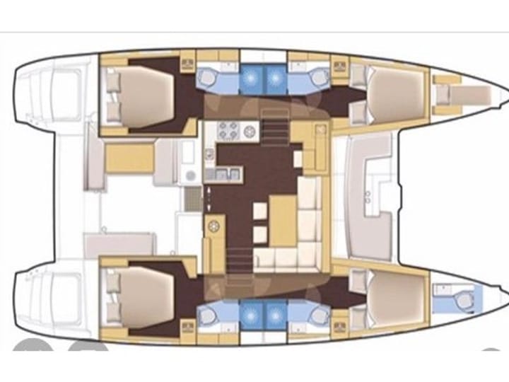 Ibiza 13.97 m Para Charter Catamarán - #11156 - 15