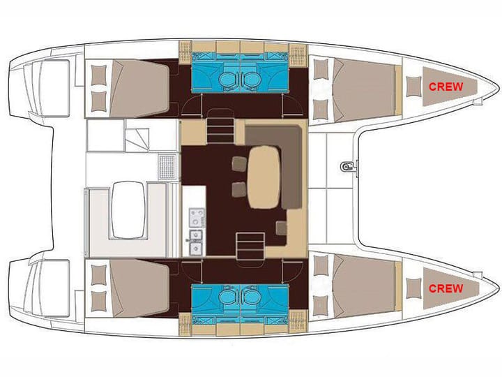 Ibiza 12 m Para Charter Catamarán - #11299 - 15