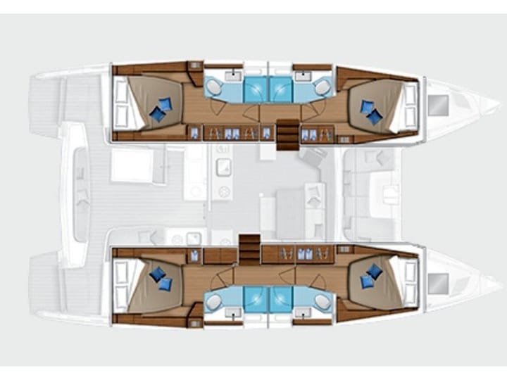 Catamaran Lagoon  46  (2021) for Charter - Preveza | #11302 - 7