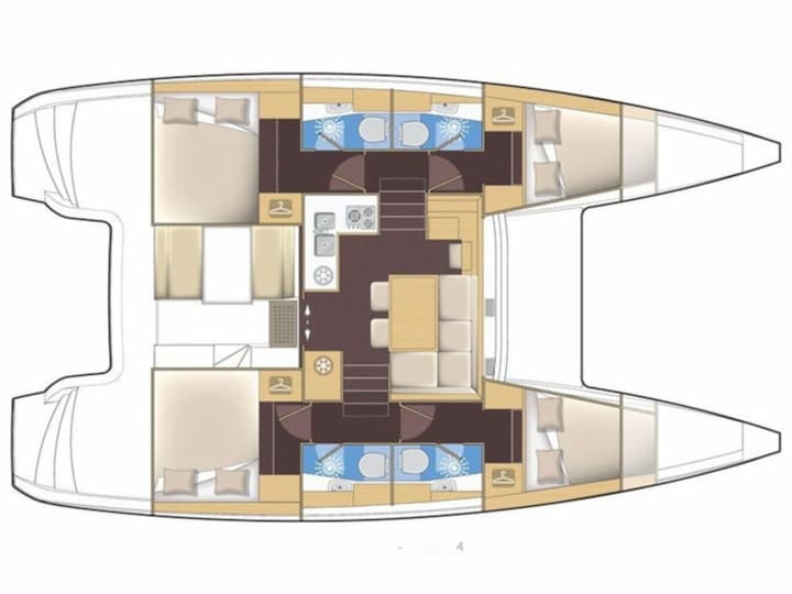 Catamaran Lagoon  39 (2016) for Charter - Preveza | #11411 - 3