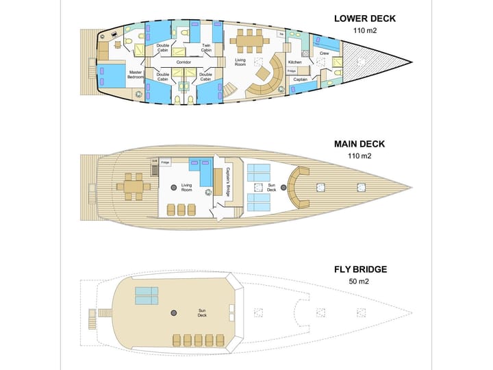 Özel Yapım Kiralık Gulet (1996) - Ibiza | #11505 - 30