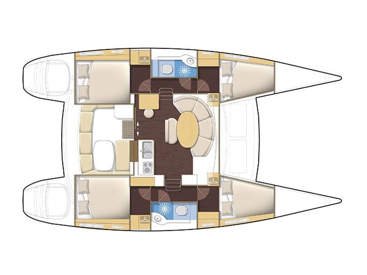 Ibiza 11.55 m Para Charter Catamarán - #11662 - 18