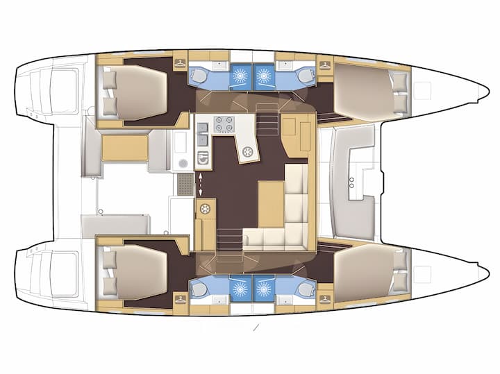 Catamaran Lagoon 450 S (2021) for Charter - Rogoznica | #11744 - 21