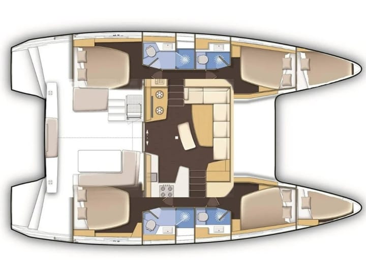 Catamaran Lagoon 42 (2017) for Charter - Mahe Victoria | #11823, Seychelles, Mahe, Victoria
