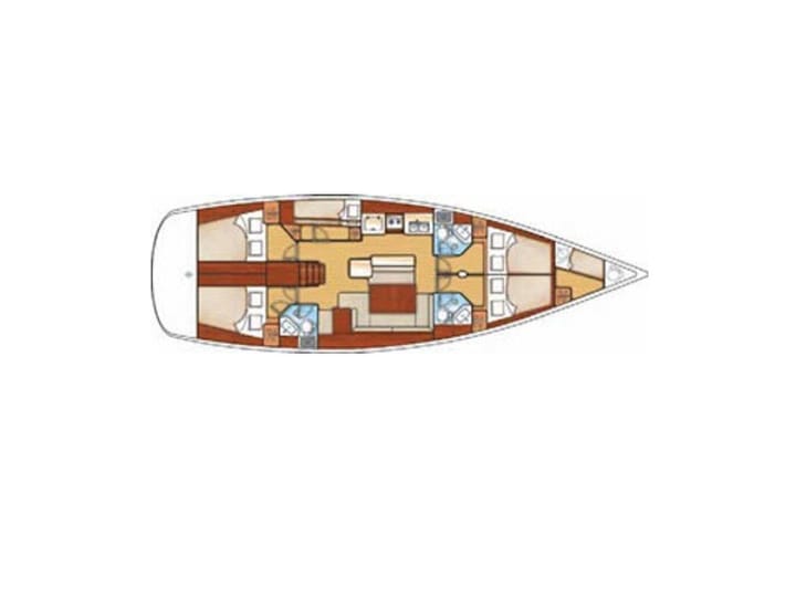 San Vincenzo 15.65 m Per noleggio Barca a vela - #1239 - 7