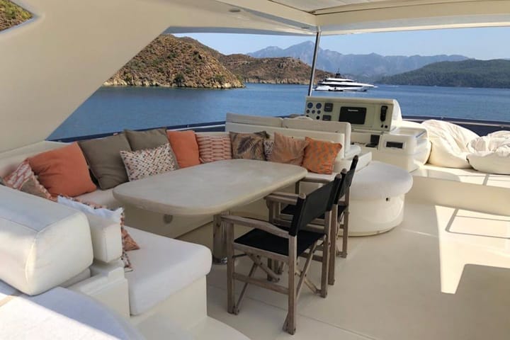 Motor Yacht Ferretti Yachts 830 (2008) for Charter - Bodrum | #12396 - 4