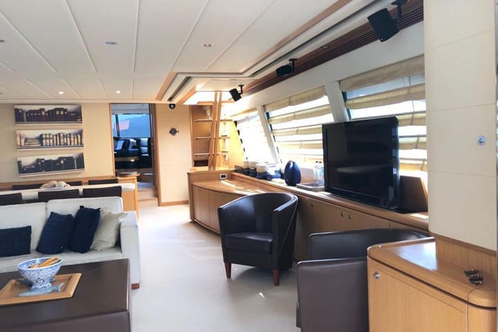 Motor Yacht Ferretti Yachts 830 (2008) for Charter - Bodrum | #12396 - 10