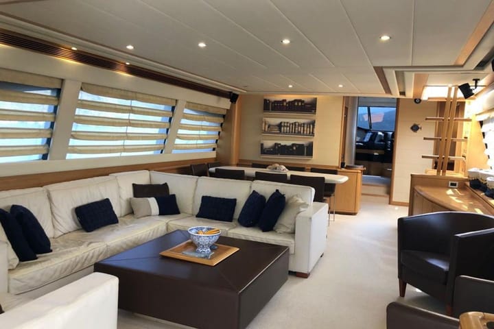 Motor Yacht Ferretti Yachts 830 (2008) for Charter - Bodrum | #12396 - 9