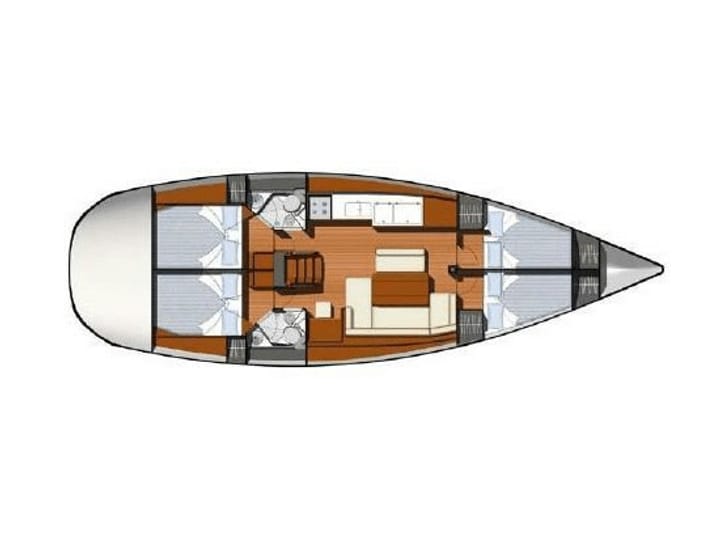 Jeanneau Sun Odyssey 44i Kiralık Yelkenli (2009) - Marmaris | #12524 - 47