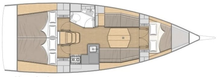 Fethiye 10.77 m Per noleggio Barca a vela - #12774 - 25