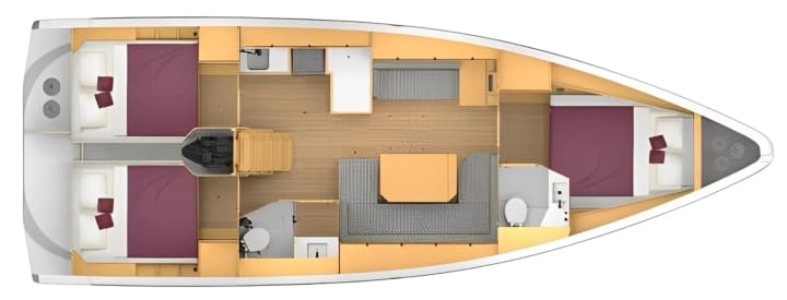 Bavaria  42 Cruiser Kiralık Yelkenli (2022) - Fethiye | #12896 - 15