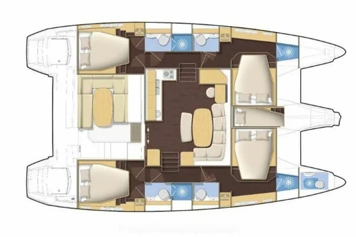 Catamaran Lagoon  421 (2013) for Charter - Marmaris | #12959 - 24
