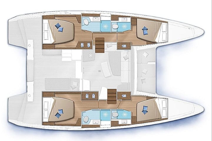 Catamaran Lagoon  42 (2017) for Charter - Marmaris | #12978 - 26