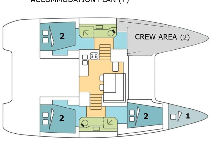 Catamaran Lagoon  40 (2020) pour Charter - Gocek | #12991 - 12