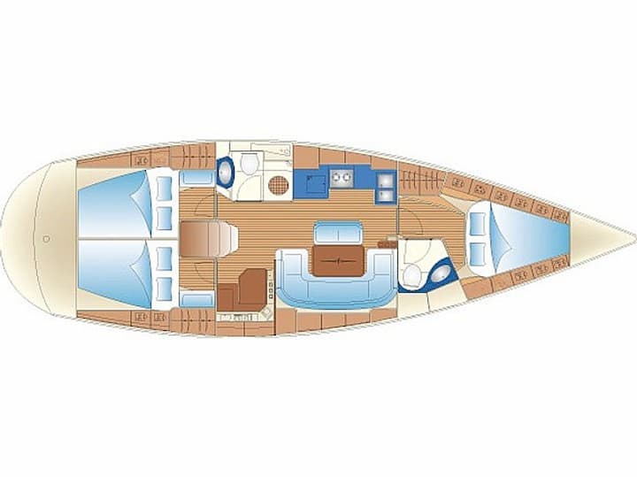 Sailboat Bavaria  42 Cruiser (2008) for Charter - Lavrion | #13009 - 15