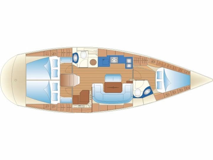 Sailboat Bavaria  42 Cruiser (2008) for Charter - Lavrion | #13009 - 12