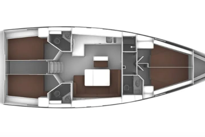 Voilier Bavaria 46 Cruiser (2023) pour Charter - Fethiye | #13164 - 15