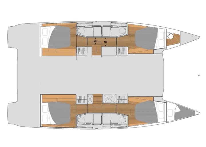 Katamaran Fountaine Pajot Elba 45 (2022) für Charter - Fethiye | #13171 - 17