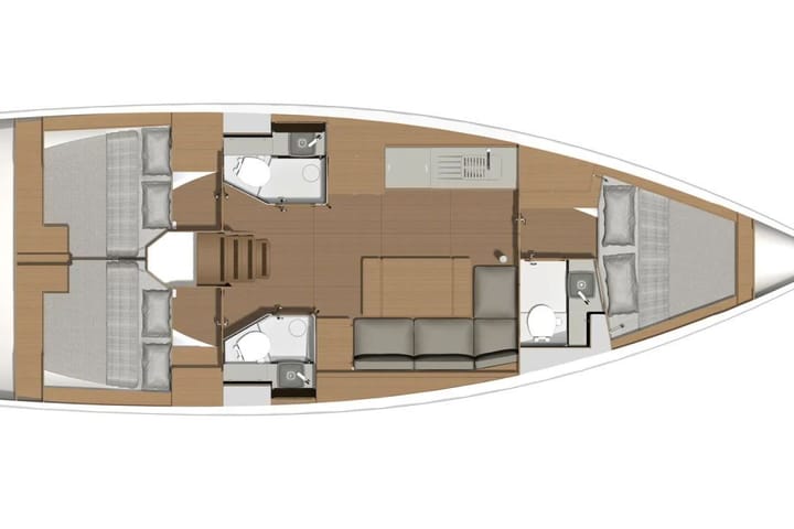 Marmaris 11.94 m For Charter Voilier - #13207 - 23