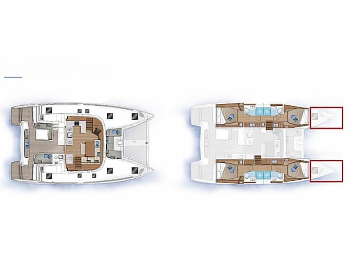  Catamaran Lagoon  46  (2023) voor Charter - Olbia | #13339 - 4