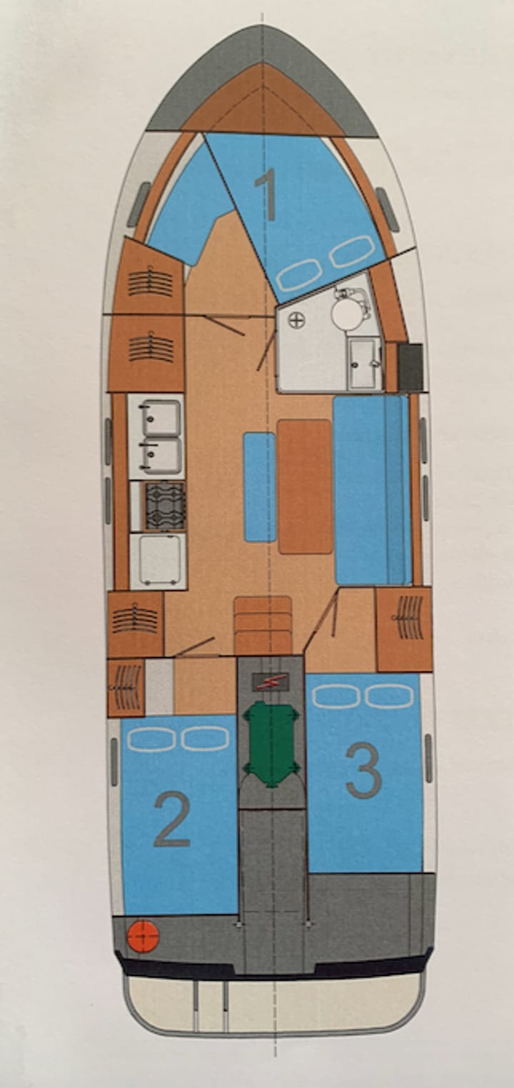 Ayvalik 10.5 m Per noleggio Yacht a motore - #13369 - 21