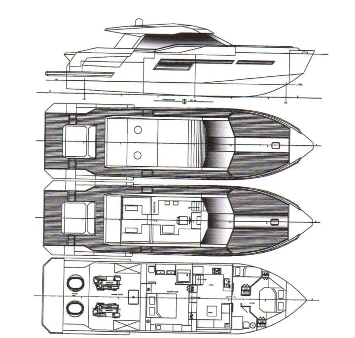 Gocek 20 m For Charter Yacht à moteur - #13382 - 49