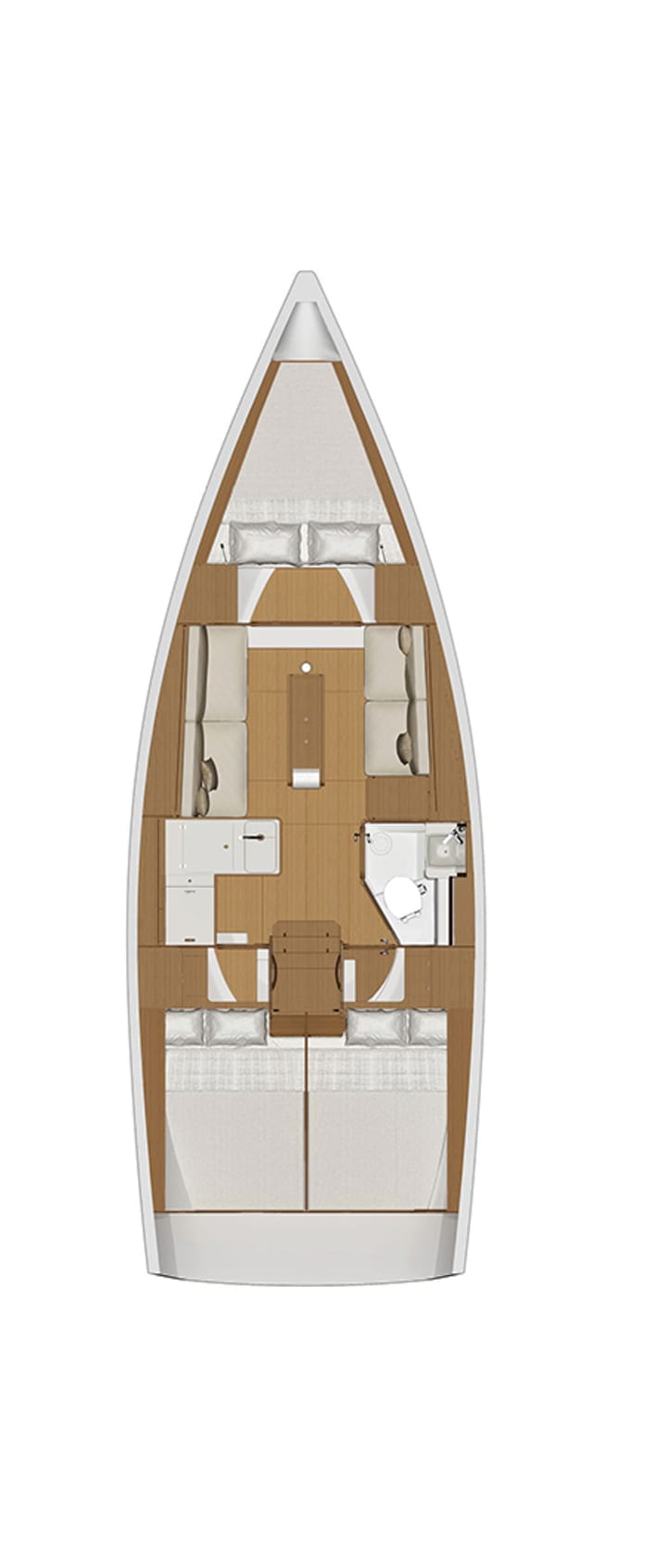 Sailboat Dufour 360 (2022) for Charter - Fethiye | #13386 - 15