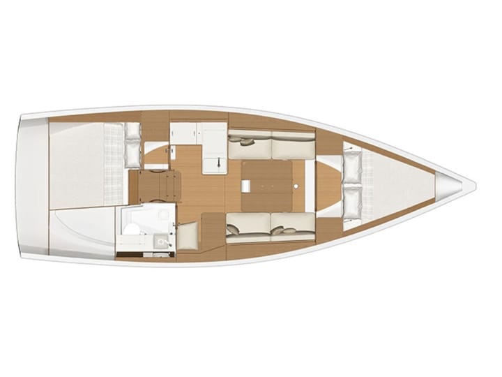 Sailboat Dufour 360 (2018) for Charter - Fethiye | #13387 - 17