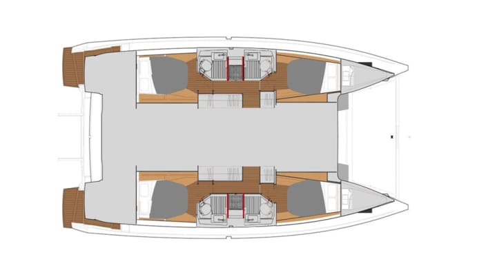 Catamaran Fountaine Pajot Astrea 42 (2022) for Charter - Fethiye | #13390 - 17