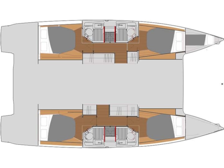 Catamaran Fountaine Pajot Astrea 42 (2019) for Charter - Fethiye | #13391 - 34