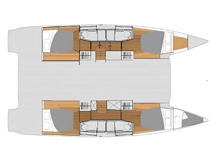 Catamaran Fountaine Pajot Elba 45 (2022) for Charter - Fethiye | #13413 - 30