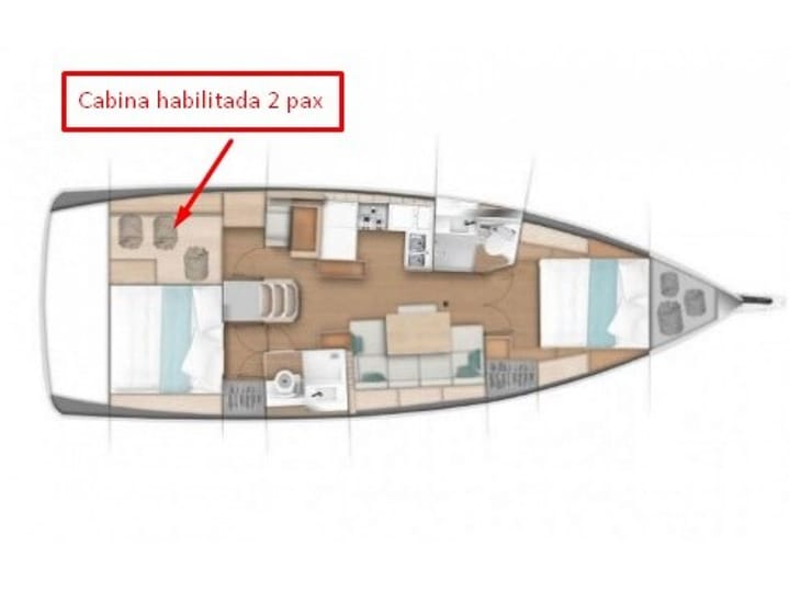  Velero Jeanneau Sun Odyssey 440 (2022) para Charter - Barcelona, Llavaneres | #13418 - 9