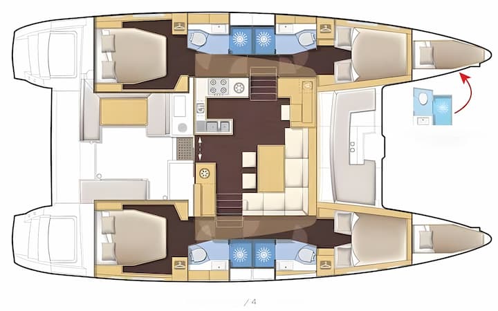 Paros 13.99 m Para Charter Catamarán - #13434 - 2