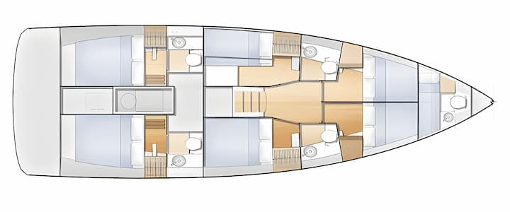 Sailboat Jeanneau Sun Loft 47 (2021) for Charter - Nea Peramos - Attica | #13485 - 2