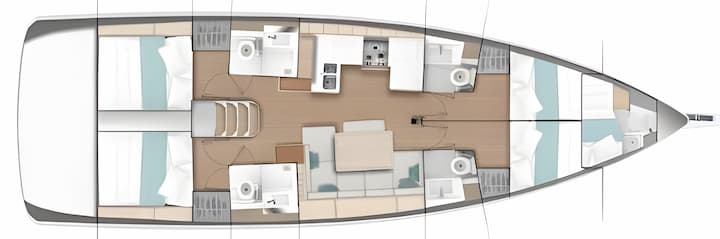 Jeanneau Sun Odyssey 490 Kiralık Yelkenli (2021) - Piso Livadi | #13499 - 2