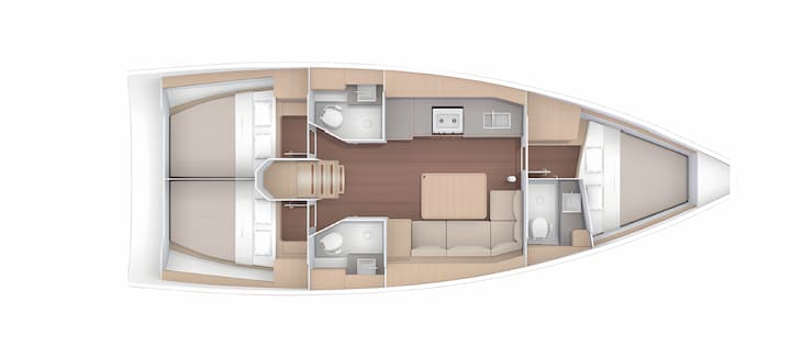  Velero Dufour  390 Grand Large (2020) para Charter - Rodas | #13505 - 2