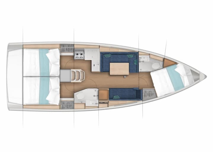 Jeanneau Sun Odyssey 380 Kiralık Yelkenli (2023) - Kos | #13510 - 2
