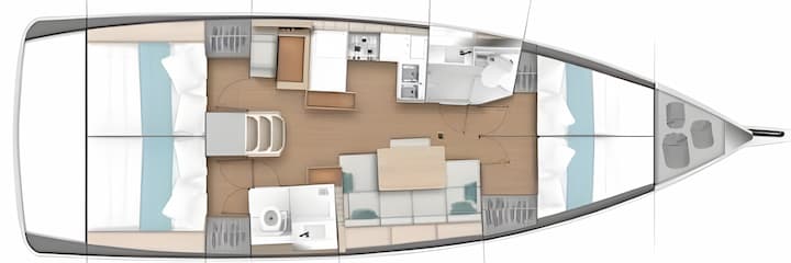 Sailboat Jeanneau Sun Odyssey 440 (2022) for Charter - Kos | #13516 - 2