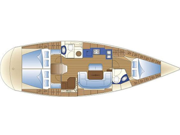 Sailboat Bavaria  42 Cruiser (2005) for Charter - Athens | #13686 - 3
