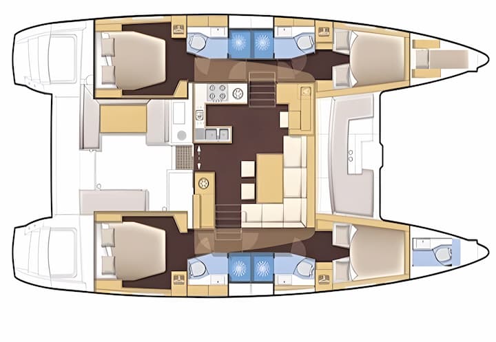 Catamaran Lagoon  40 (2021) for Charter - Nea Peramos - Attica | #13805 - 2