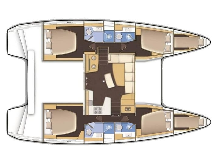 Catamaran Lagoon  42 (2021) pour Charter - Nea Peramos - Attique | #13826 - 14