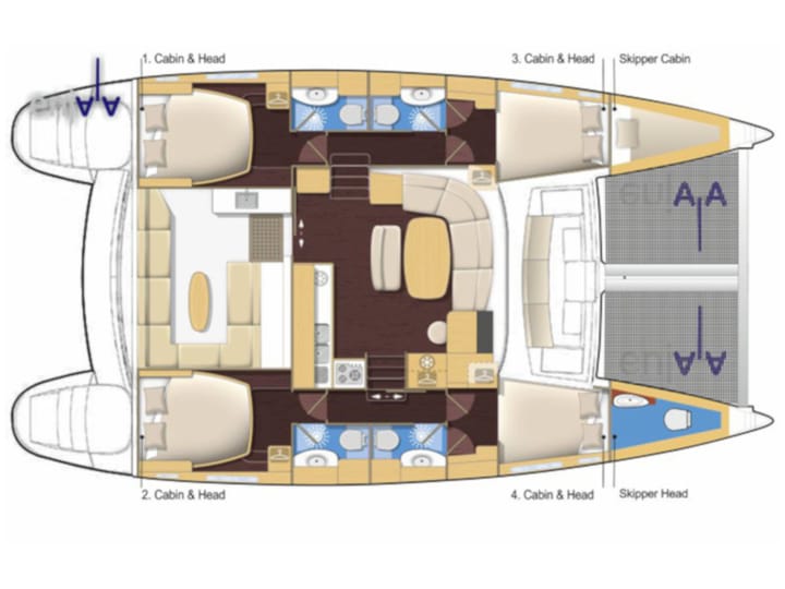 Catamaran Lagoon  440 (2010) for Charter - San Vincenzo | #13896 - 17