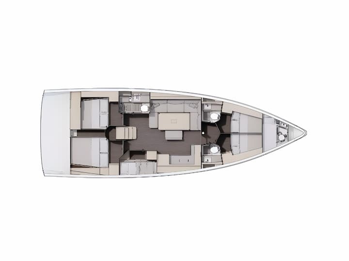 Portisco 14.9 m Für Charter Segelboot — #13910 - 2