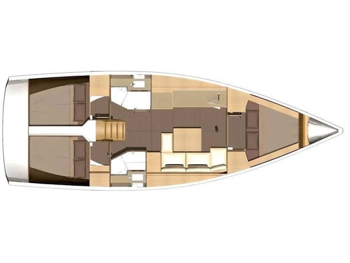 Sailboat Dufour  382 Grand Large (2016) for Charter - Arzon | #13922 - 5
