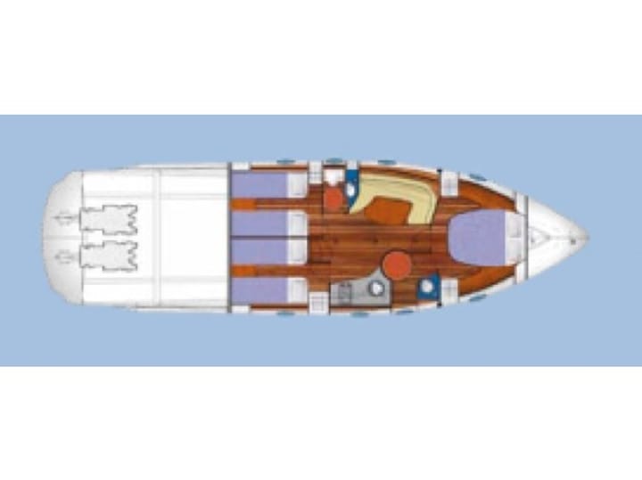 Motorboat Blu Martin Yachts 46 Sun-Top (2005) for Charter - Puntone | #13925 - 6
